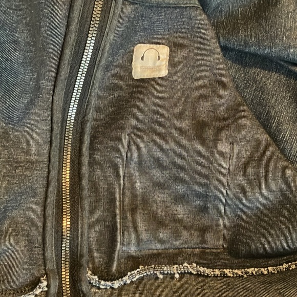 Jordan Nike Air Jordan Heavy Zip Hoodie Dark Gray - Picture 11 of 12